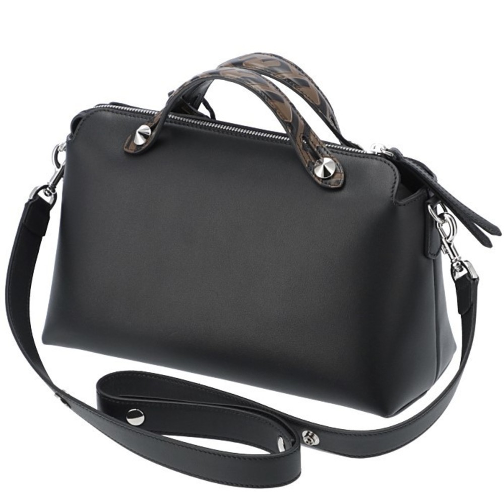 Fendi By The Way Small Zucca Pattern Nero Black - image 3